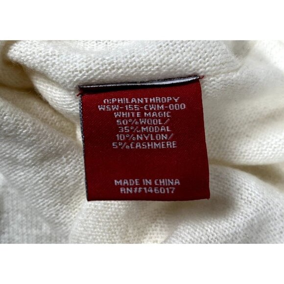 n:Philanthropy Wool and Cashmere Sweater Size Small - Picture 4 of 5